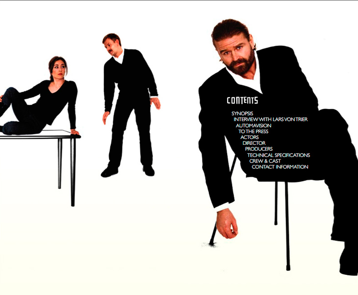 The Boss of it all by Lars von Trier, movie poster photographed by Hansen-Hansen.com