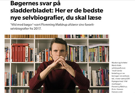 hansen-hansen.com portrait of Martin Hall featured at DR.dk website for the Danish national TV corporation  2017 November 10