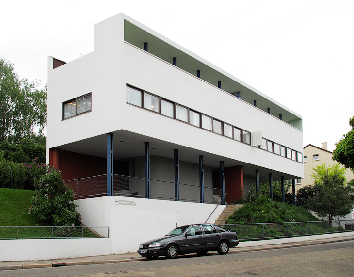 Haus 14-15 by Le Corbusier & Pierre Jeanneret at The Weissenhof Estate in Stuttgart photographed by Hansen-Hansen.com, 2009
